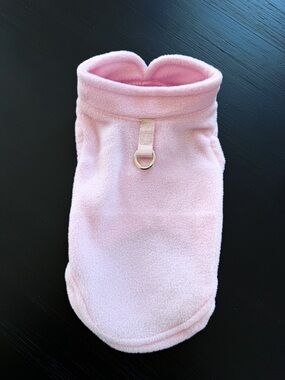 Pink Fleece Dog Hoodie Size Small Pet Jacket Cozy Puppy Sweater NWOT BABY